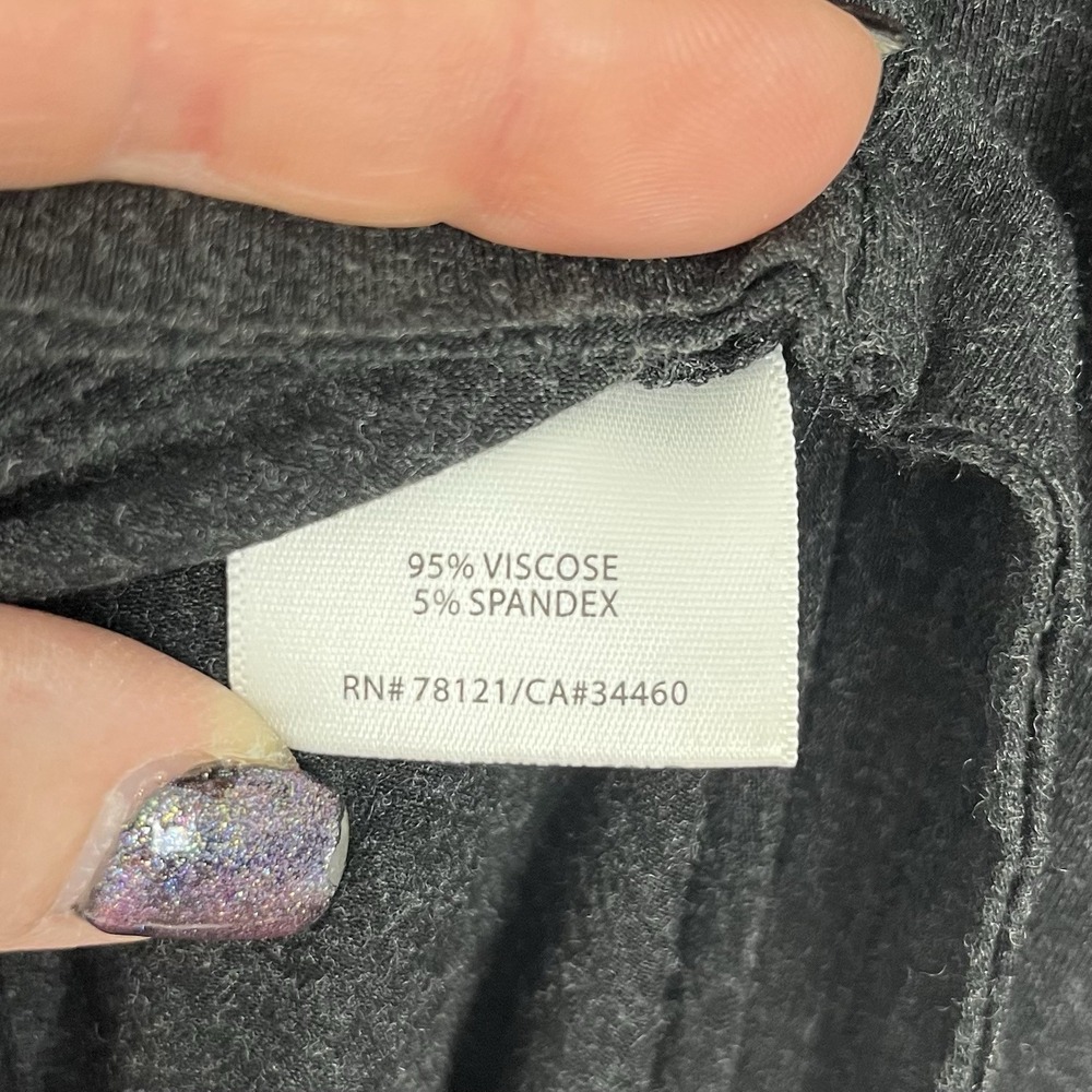 Eileen Fisher Gray Maxi T-Shirt Dress - Picture 5 of 8